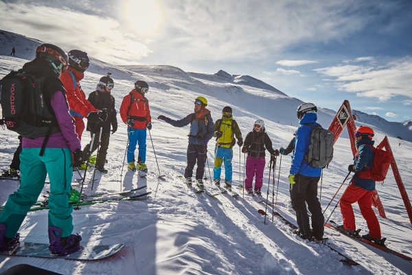 Einsteiger Freeride Kurs mit der Freeride-Skischool Saalbach